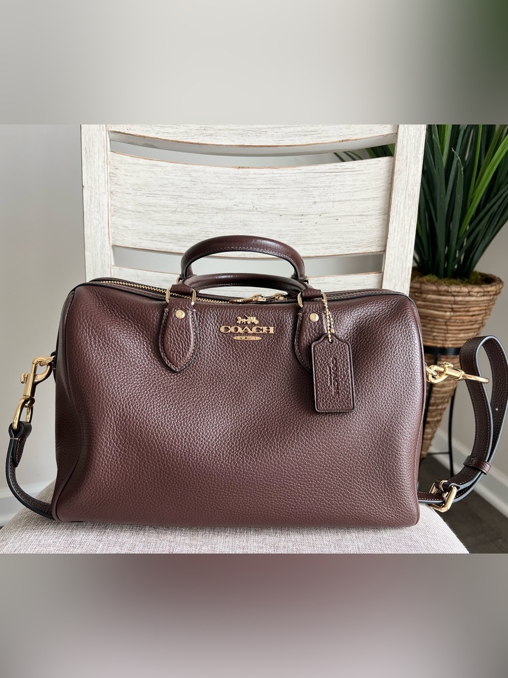 Coach Large Rowan Bag in Maple